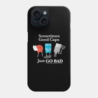 Retro Computing - When Caps Go Bad Phone Case