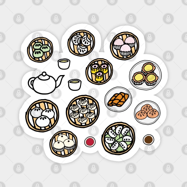 Have Some Dim Sum! Magnet by cheekimori