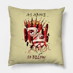 as above so below Pillow