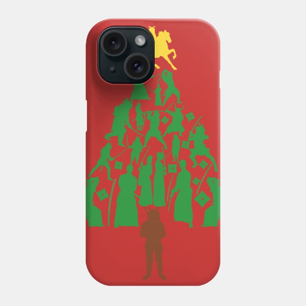 Samurai Warrior Tree Phone Case by Rossla Designs