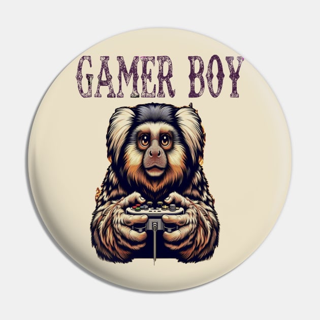 Busy marmoset monkey playing video game Pin by fantastic-designs
