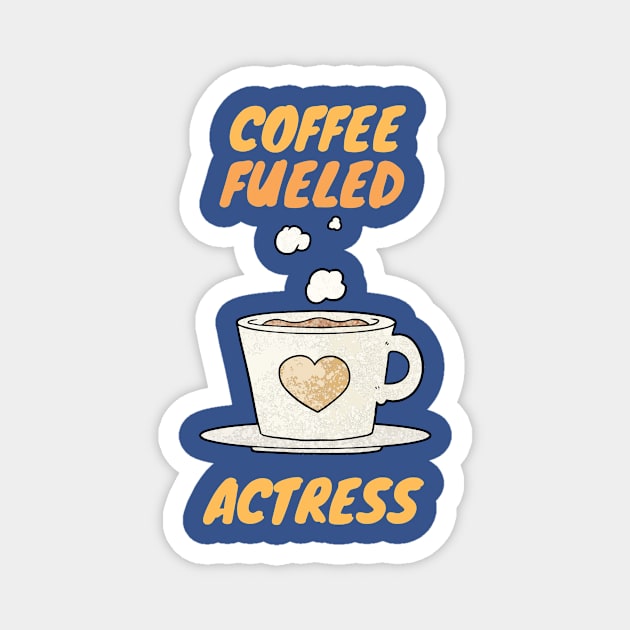 Coffee fueled actress Magnet by SnowballSteps