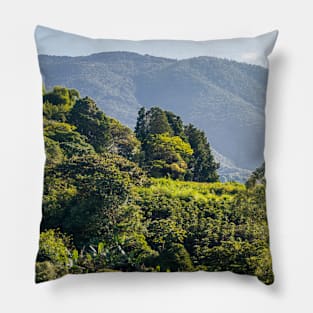 Costa Rica Morning Mountain Haze Pillow