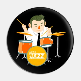 The drum part in a jazz quartet Pin