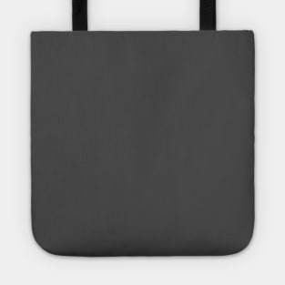 Solid Dark Grey Tote