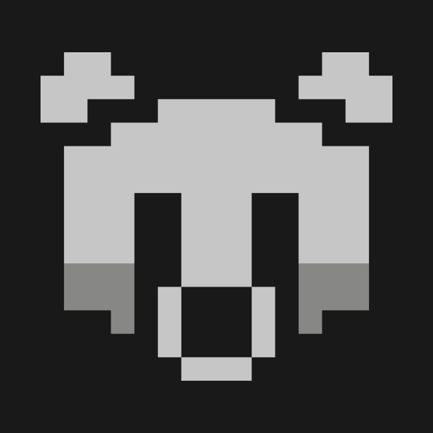 Pixel Bear Head by w-things