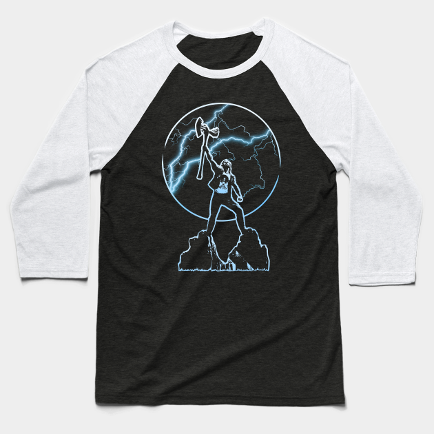 Thunder God - Thor Baseball T-Shirt