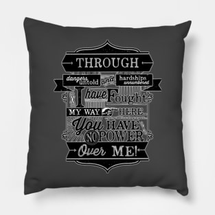 Labyrinth Words Pillow