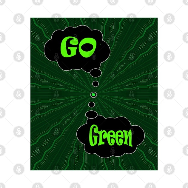 Go Green save the planet by PlanetMonkey