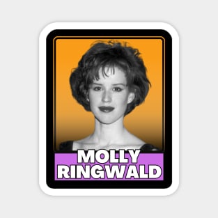 Molly ringwald (retro) Magnet