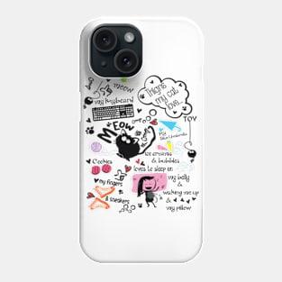 Things that my cat love... Phone Case