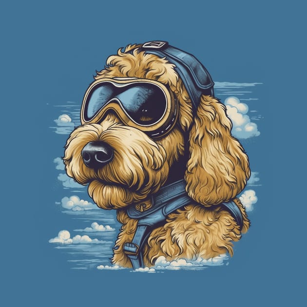 Aviator dog by GreenMary Design