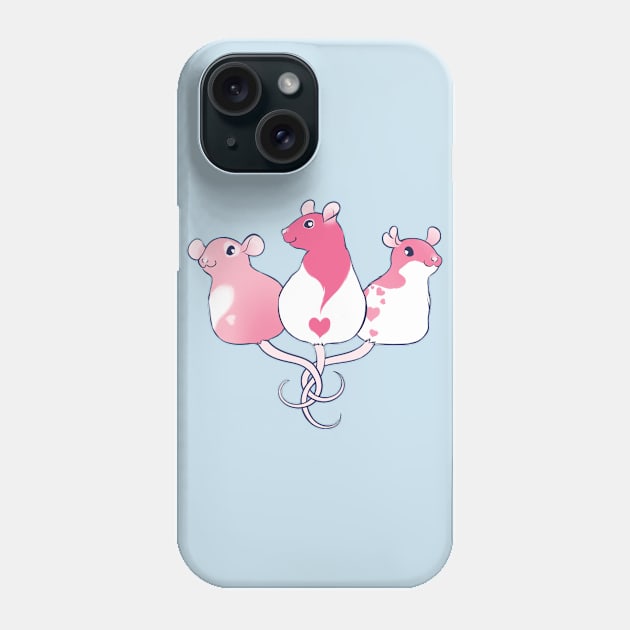 Heart Rats! Phone Case by Starling