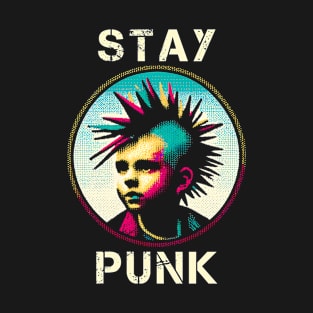 Stay Punk Classic Tee – Retro Punk Rocker T-Shirt with Attitude T-Shirt