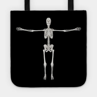 full human skeleton Tote