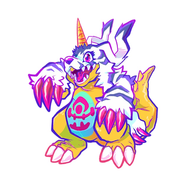 Gabumon by AdorkableMarina