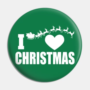 I Heart Christmas Pin