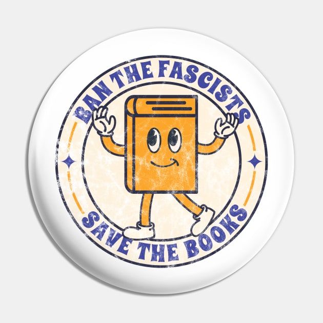 ban the fascists save the books  - vintage illustration Pin by Lumintu Merch