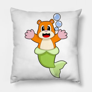 Hamster Mermaid Pillow