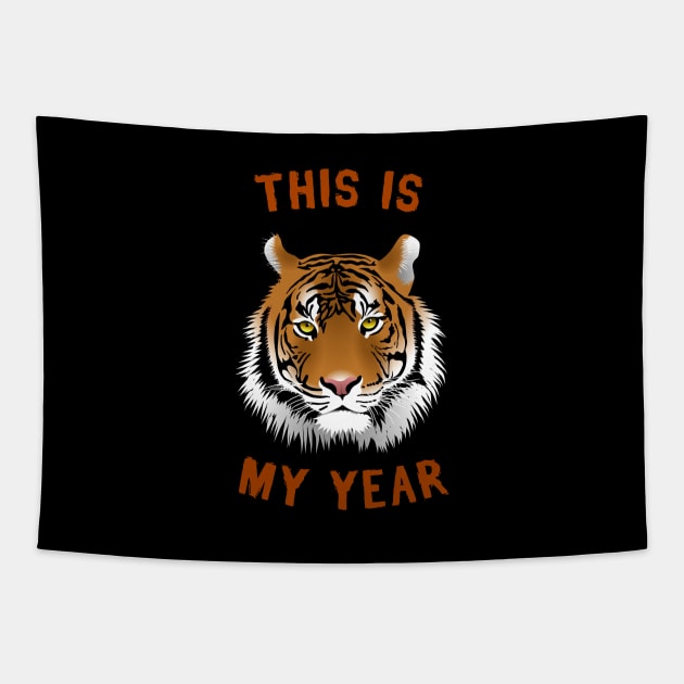 This Is My Year Tapestry by hoopoe