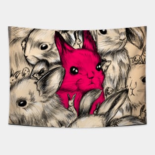 Bunnies Galore Tapestry