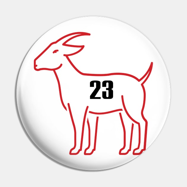 Michael Jordan - GOAT (G.O.A.T) - Chicago Bulls Pin by SportCulture