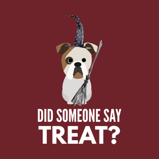 Bulldog Halloween Trick or Treat T-Shirt