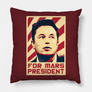 Elon For Mars President Pillow