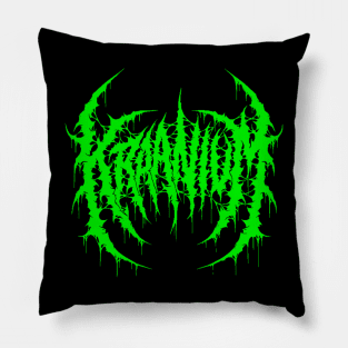 Kraanium Logo | Death Metal Pillow