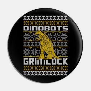 GRIMLOCK DINOBOT UGLY CHRISTMAS SWEATER Pin