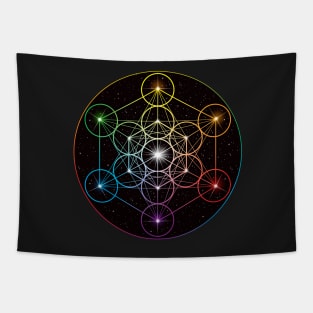 Metatron's Cube Tapestry