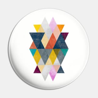 Geometric Triangles Pin