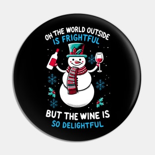 Funny Wine Gifts Men Women Wine Ugly Christmas Wine Pin