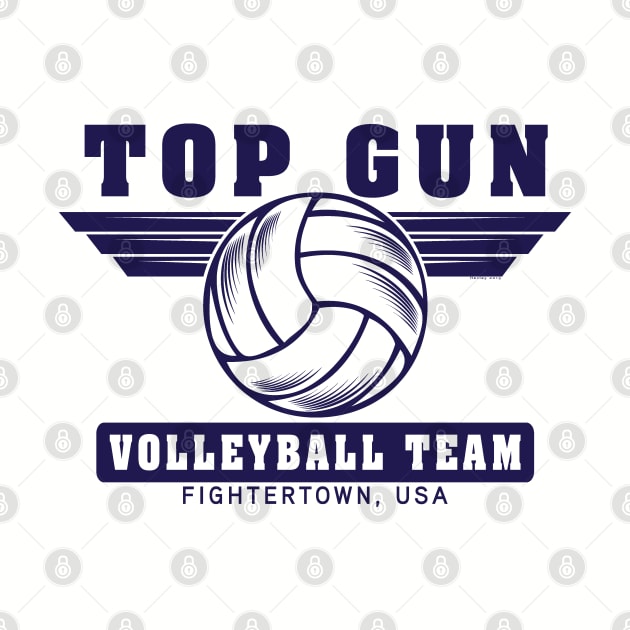 Top Gun Volleyball Team by Illustratorator