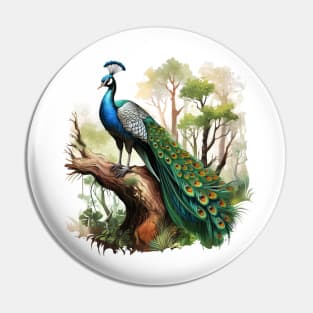 Peafowl Pin