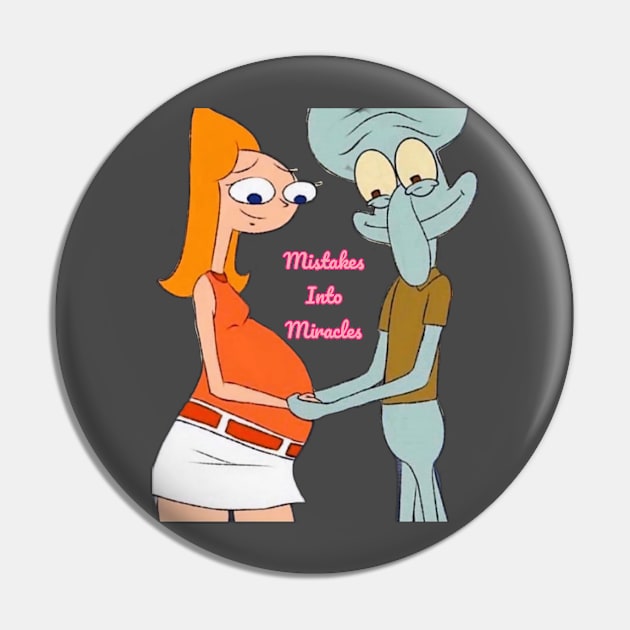 Mistakes into Miracles Squidward and Candace Gertrude Flynn Pin by The One Stop