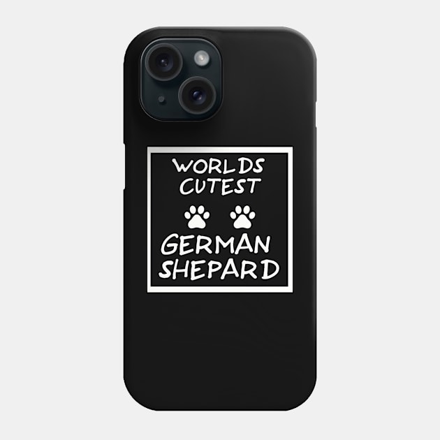 The perfect way to show your love for German Shepard dogs Phone Case by GOTOCREATE