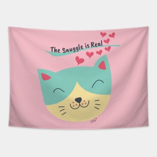 The Snuggle is Real Tapestry