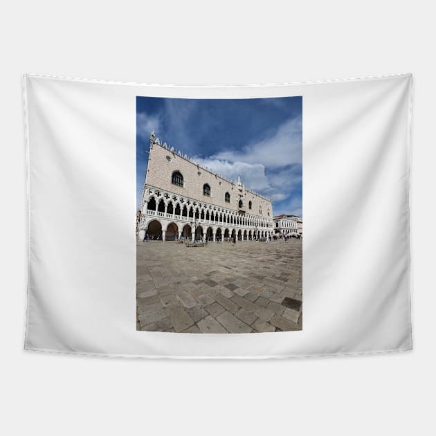 Venice Doge Palace view Tapestry by TDArtShop