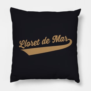 Lloret de Mar Spain holiday writing gift Pillow