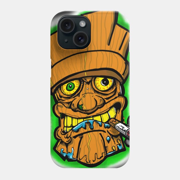 Tiki Hut Poobah Phone Case by silentrob668