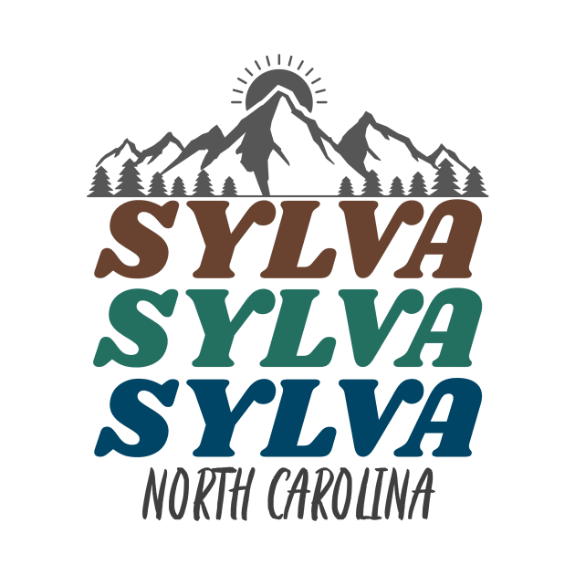 Sylva, North Carolina by Mountain Morning Graphics