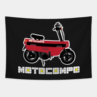 Motocompo Vintage Motorcycle Tapestry