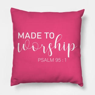 Made to Worship Short Sleeve Pillow