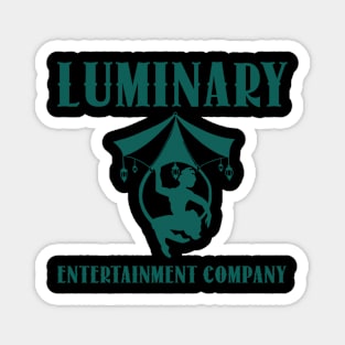 luminary entertainment company logo teal Magnet