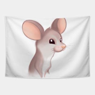 Cute Mouse Drawing Tapestry