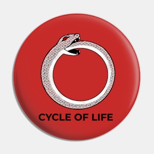 Ouroboros Cycle Of Life Pin