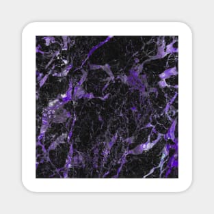 Dark violet marble Magnet