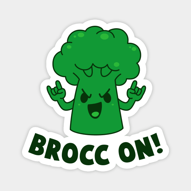 Brocc On Magnet by dumbshirts