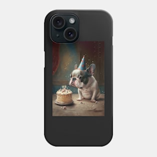 French Bulldog Birthday Card #1 Phone Case